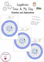 Vorschau - Fördermaterial/Inklusion - My Day / Time Legekreis für Englisch - Deckblatt