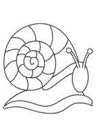 Vorschau - Mal- und Bastelvorlagen - Prickelbilder / Fensterbilder Thema Schnecken - Grundschule - Bastelvorlagen - Seite 3