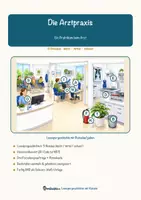 Vorschau - Arbeitsblätter - Die Arztpraxis – Ein Praktikum beim Arzt – Lesespurgeschichte mit Rätselaufgaben (Klasse 9) - Seite 1