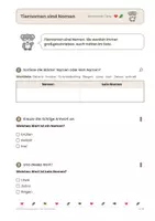 Vorschau - Arbeitsblätter - Tier-Wortschatz – Deutsch Kl. 2 - Seite 3