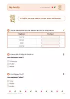 Vorschau - Arbeitsblätter - My Family – Englisch Kl. 3 - Seite 3