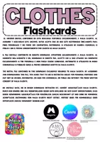 anteprima - Flashcard - Clothes Flashcards - Pagina 1