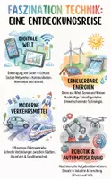 Vorschau - Arbeitsblätter - Lernposter + Arbeitsblätter zum Thema "Technik" + Lösung & MP3 + Mindmap + Infografik - Deckblatt