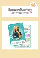 Vorschau - Spiele - Komponisten-Sammelkarte: Jean-Philippe Rameau - Deckblatt