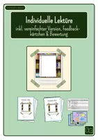 Vorschau - Arbeitsblätter - Individuelle Lektüre – Eigenes Buch lesen, präsentieren & bewerten - Deckblatt