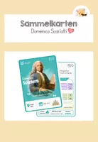 Vorschau - Spiele - Komponisten-Sammelkarte: Domenico Scarlatti - Deckblatt