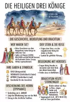 Vorschau - Arbeitsblätter - Lernposter + Arbeitsblatt "Heilige Drei Könige" + Onlineübung & MP3 + Mindmap + Infografik - Deckblatt