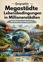 Vorschau - Arbeitsblätter - Megastädte- Wachstum & Lebensbedingungen in Millionenstädten - Deckblatt