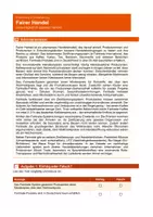 Vorschau - Arbeitsblätter - Fairer Handel – Nachhaltige Produktion, globale Verantwortung und gerechte Preise - Seite 1