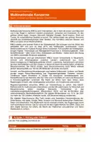 Vorschau - Arbeitsblätter - Multinationale Konzerne – Globale Unternehmen, Standorte und wirtschaftliche Macht - Seite 1