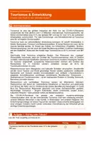 Vorschau - Arbeitsblätter - Tourismus & Entwicklung - Seite 1