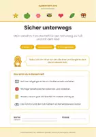 Vorschau - Arbeitsblätter - Sicher unterwegs – Verkehrs-Forscherheft, Kl. 1/2 - Seite 1