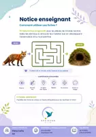 Aperçu - Feuilles d'exercices - 50 labyrinthes progressifs – Les animaux de la forêt – Maternelle GS – Activités d'autonomie - Page 1