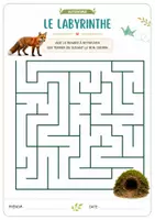 Aperçu - Feuilles d'exercices - 50 labyrinthes progressifs – Les animaux de la forêt – Maternelle GS – Activités d'autonomie - Page 2