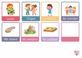 Voorbeeld - Woordkaarten dag klas oudste kleuters - Pagina 3