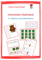 Vorschau - Fördermaterial/Inklusion - Informeller Mathetest - 09. Addition und Subtraktion - Deckblatt