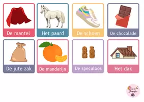 Voorbeeld - Woordkaarten Sint en Piet oudste kleuters - Pagina 2