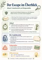 Vorschau - Arbeitsblätter - Grammar Escape Klasse 5/6 – The Lost Ticket mit Simple Present & Simple Past - Seite 1
