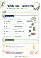 Vorschau - Arbeitsblätter - Grammar Escape Klasse 5/6 – The Lost Ticket mit Simple Present & Simple Past - Seite 3
