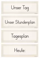 Vorschau - Bildkarten - Stundenplan / Tagestransparenz: Erdmännchen / Erdmännchenklasse - Seite 3