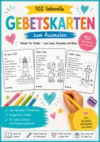 Vorschau - Arbeitsblätter - 🌈 102 liebevolle Gebetskarten zum Ausmalen – Gebete für Kinder - Deckblatt