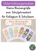 Vorschau - Anderer Materialtyp - Willkommensgruß für Kollegen und Schulteam - Deckblatt