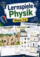 Vorschau - Arbeitsblätter - Physik Lernspiele Klasse 7–8 | 5 abwechslungsreiche Arbeitsblätter - Deckblatt