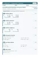 Vorschau - Test - Lernzielkontrollen Mathematik Gymnasium Klasse 5 – A/B - Deckblatt