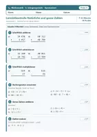 Vorschau - Test - Lernzielkontrollen Mathematik Gymnasium Klasse 5 – A/B - Seite 1