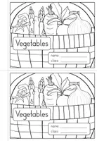 Vorschau - Arbeitsblätter - FREEBIE: Vegetables - Booklet (Englisch) - Seite 1