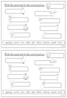 Vorschau - Arbeitsblätter - FREEBIE: Vegetables - Booklet (Englisch) - Seite 2