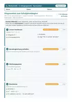 Vorschau - Arbeitsblätter - Gymnasium Klasse 9 - Komplettpaket alle Fächer + Diagnosetests - Seite 1