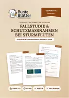 Vorschau - Stundenentwürfe - Geografie: Schutzmaßnahmen bei Sturmfluten - Deckblatt
