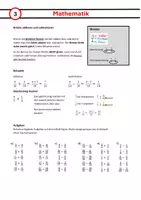 Vorschau - Arbeitsblätter - Bruchrechnung - Brüche addieren und subtrahieren (Lernzeit 3) - Deckblatt