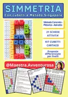 anteprima - Esercizi - SIMMETRIA FACILE con Cubetti | Metodo Singapore (CPA) - Pagina di copertina