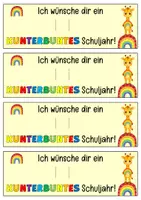 Vorschau - Anderer Materialtyp - Willkommensgruß Klassentier Biber Regenbogen - Seite 1
