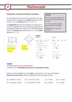 Vorschau - Arbeitsblätter - Geometrie - Fläche und Umfang von Rechteckk und Quadrat (Lernzeit 7) - Deckblatt