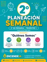 Vista previa - Unidades / Secuencias / Situaciones de Aprendizaje - "Planeación Semanal 2° Primaria NEM — Trimestre 1 - Portada