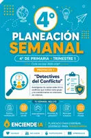 Vista previa - Unidades / Secuencias / Situaciones de Aprendizaje - "Planeación Semanal 4° Primaria NEM — Trimestre 1 - Portada