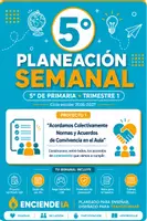 Vista previa - Unidades / Secuencias / Situaciones de Aprendizaje - "Planeación Semanal 5° Primaria NEM — Trimestre 1 - Portada