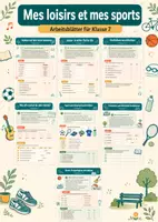 Vorschau - Arbeitsblätter - Mes loisirs et mes sports – Französisch, Klasse 7 - Deckblatt