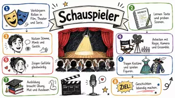 Vorschau - Arbeitsblätter - Lernposter + Arbeitsblätter zum Thema "Schauspieler" + Lösung & MP3 + Mindmap + Infografik - Seite 2