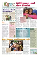 Vorschau - Text - QUAPPIZ-Kindernachrichten, Ausgabe 19.06.2020 - Deckblatt