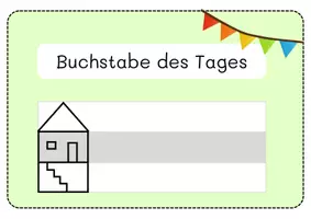 Vorschau - Poster - Buchstabe des Tages & der Woche - Tafelmaterial & Co - Seite 1