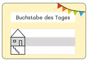Vorschau - Poster - Buchstabe des Tages & der Woche - Tafelmaterial & Co - Seite 2