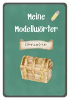 Vorschau - Arbeitsblätter - Deckblatt Modellwörter - Seite 2