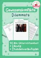 Vorschau - Stundenentwürfe - Gewissenskonflikte und Dilemmata | Ethik Klasse 7–9 - Deckblatt