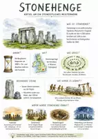 Vorschau - Arbeitsblätter - Lernposter + Arbeitsblätter zum Thema "Stonehenge" + Lösung & MP3 + Mindmap + Infografik - Deckblatt