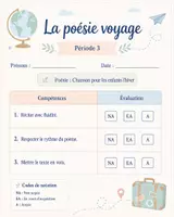 Aperçu - Fiches - Grilles d'évaluation Poésie - Page 2