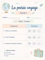 Aperçu - Fiches - Grilles d'évaluation Poésie - Page 3